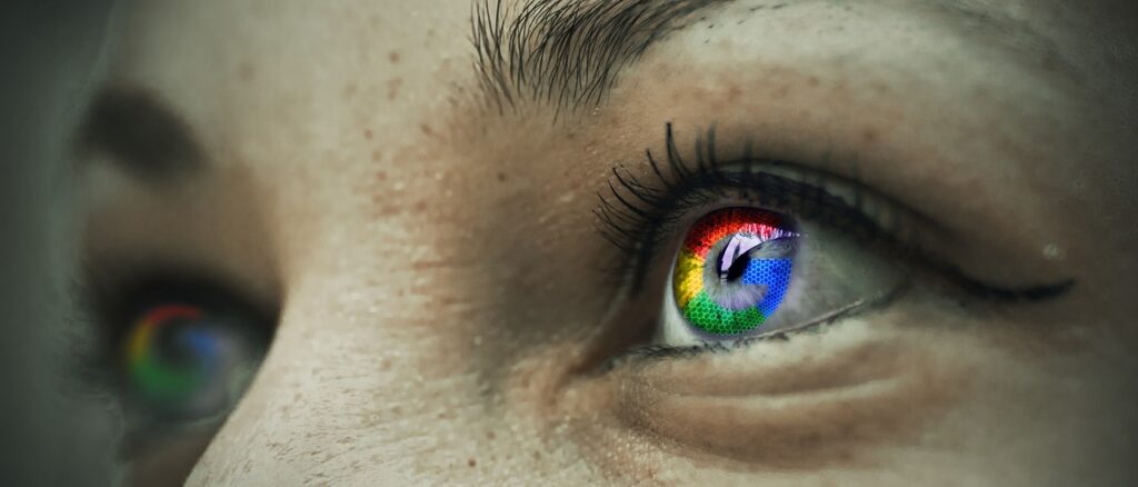 eye, google, detail